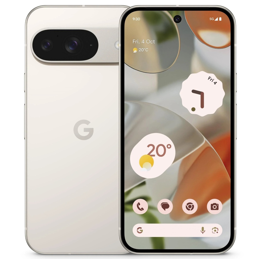 [840353911239] 840353911239 Google Pixel 9 5G 128GB - Porcelain (GA05839-CA)*AU STOCK*, 6.3, OLED, 120Hz, 12GB/128GB, 50MP/10.5MP, Single SIM + eSIM, 4700mAh, 2 Years Warranty