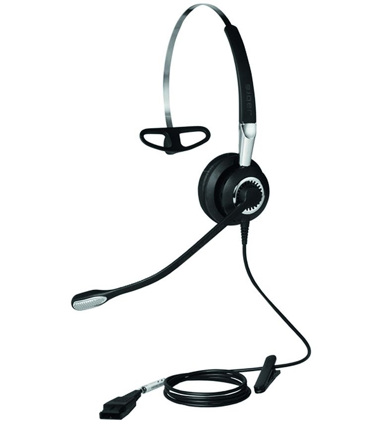 [SPJ-BIZ2400-M] Jabra BIZ 2400 II Mono QD - 3 in 1 Mic. 72 UNC  Corded Headset, Better Conversation, Better Sound, HD Voice, Coise-Cancelling