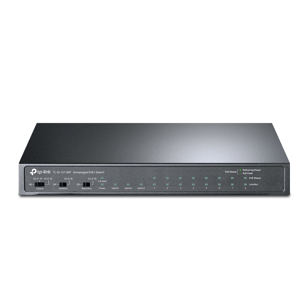 [6935364006259] 6935364006259 TP-Link TL-SL1311MP 8-Port 10/100Mbps + 3-Port Gigabit Desktop Switch with 8-Port PoE+