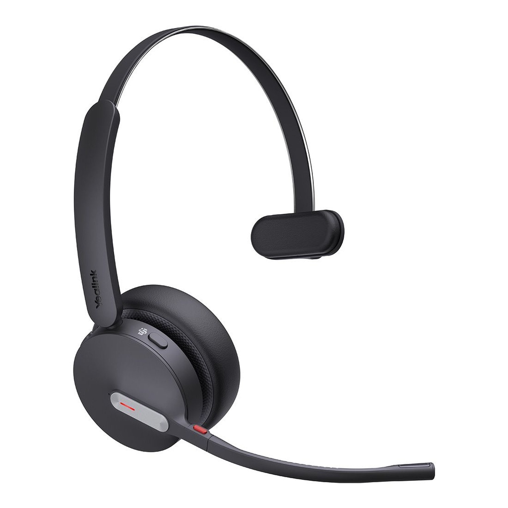 [6938818321823] Yealink BH70 Bluetooth Wireless Mono Headset UC, 3 mic noise cancellation Talk time up to 35h BT51 C Dongle with Type A Adaper Comfort Wearing