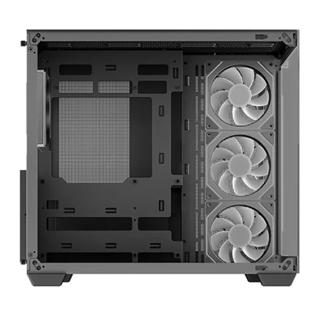 [6933412765158] 6933412765158 DeepCool CG530 4F ATX Case, Tempered Glass, 4 Pre-Instaled Fans, USB3.0×2、Gen2 Type-C x1、Audio/Mic×1, Cable,  Supports Rear Connector