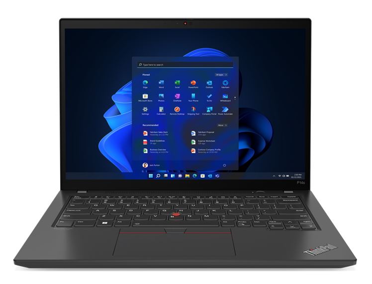 [198154704995] 198154704995 LENOVO ThinkPad P14S G5 14'' WUXGA IR Intel U7-155H 32GB DDR5 1TB SSD Windows 11 Pro nVidia RTX A500 AI PC NPU TOPS 11 Thunderbolt 3yr Prem 1.6kg