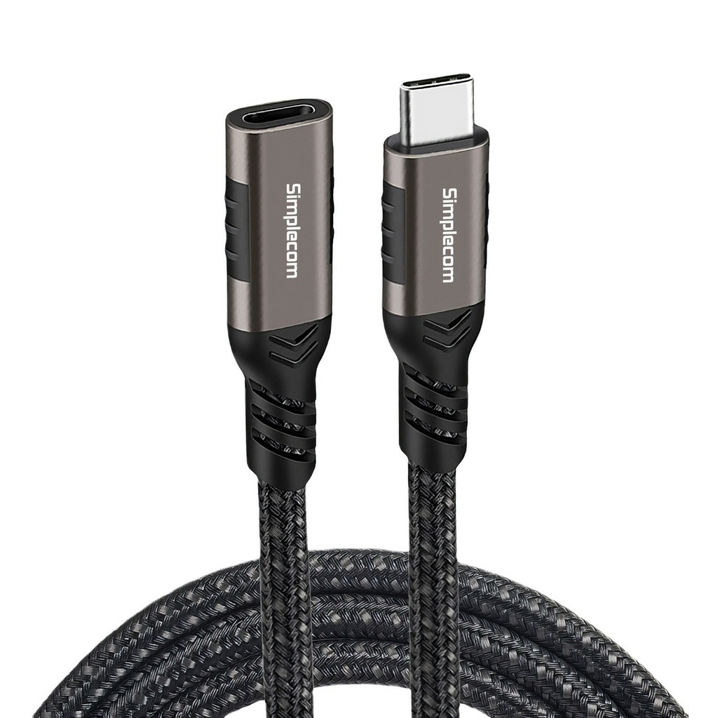 [9350414003731] Simplecom CAU620 USB-C Male to Female Extension Cable USB 3.2 Gen2 PD 100W 20Gbps 2M