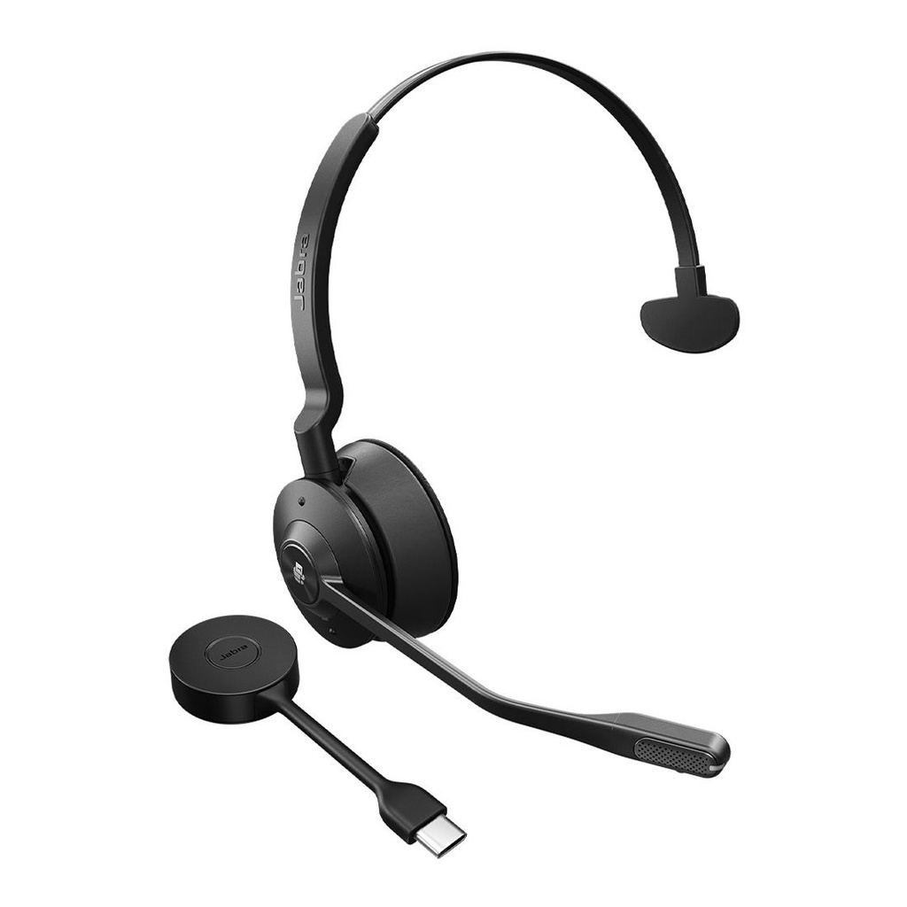 [SPJ-E55-SE-M-MS-C] SPJ-E55-SE-M-MS-C Jabra Engage 55 SE, Mono, Link400c, Teams DECT Headset, 150m Wireless Range, Noise Cancelling, Flexible, Portable, Durable, Lightweight, Busylight