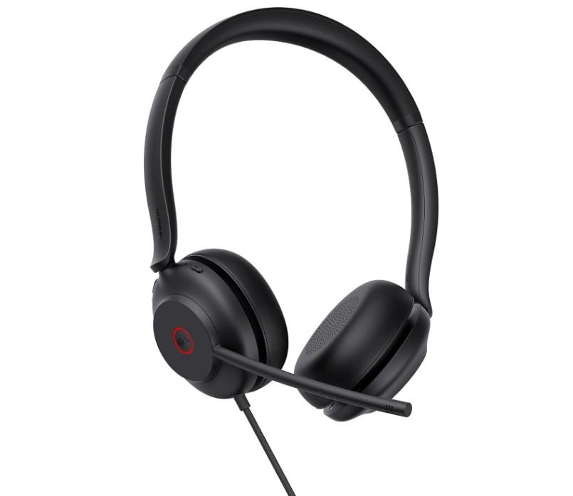 [IPY-UH35-D-TEAMS-CA] IPY-UH35-D-TEAMS-CA Yealink UH35 Dual Teams USB-C/A Wired Headset, Microsoft Teams  UC Certified, Dual Noise-Canceling Microphones USB-A / 35mm Speaker, Lightweight