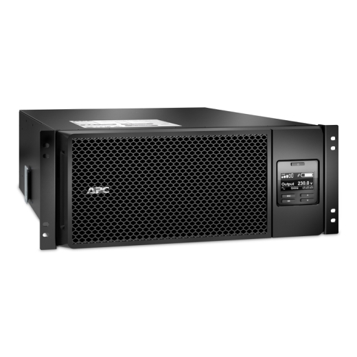 [UPA-SRT6KRMXLI] APC Smart-UPS On-Line, 6kVA/6kW, Rackmount 4U, 230V, 6x C13+4x C19 IEC outlets, Network Card+SmartSlot, Extended runtime, W/ rail kit