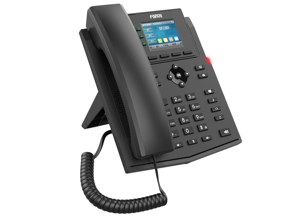 [IPF-2W-X303-2WIRE] IPF-2W-X303-2WIRE Fanvil X303-2 Wire IP Phone, 2.4-inch Color, RJ11 Interface and Supports 2-Wire Power, HD Voice, 6-Party Conferencing, 4 SIP Accounts