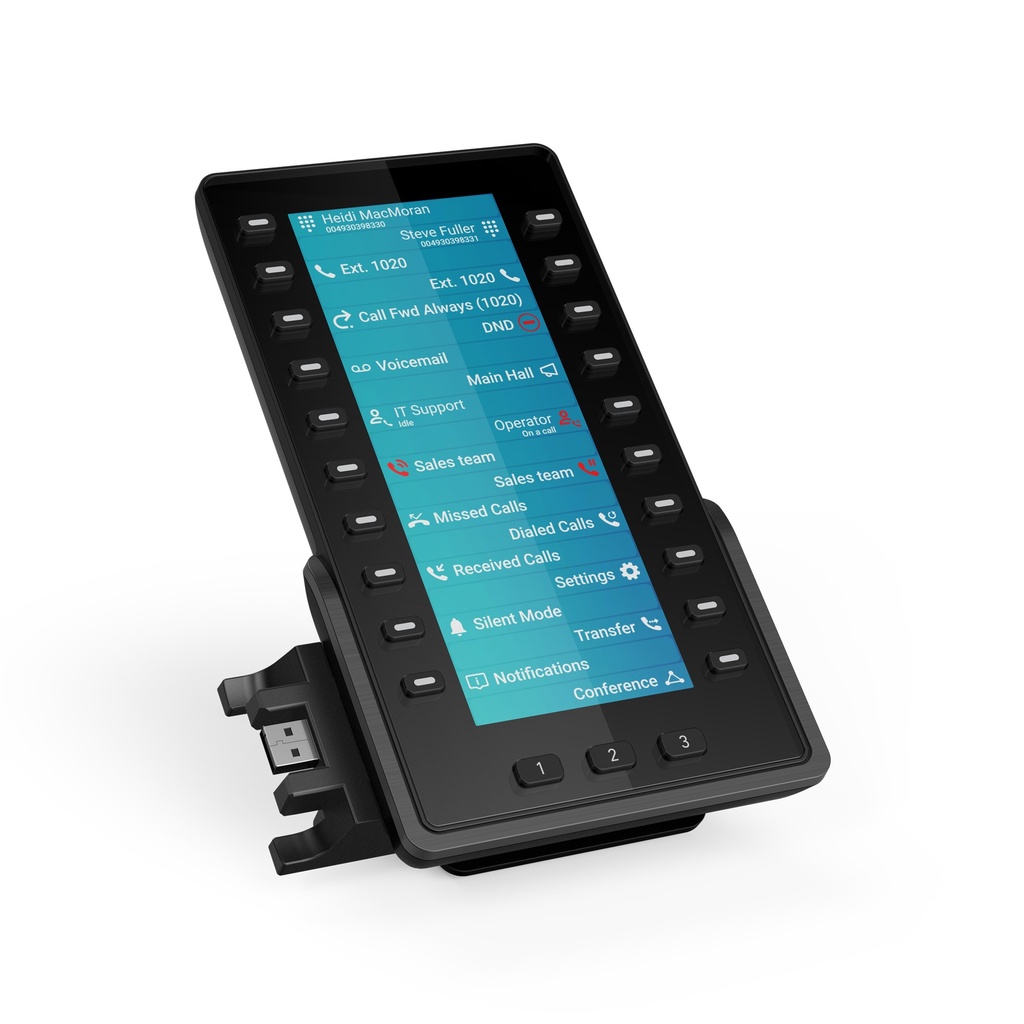 [4260059583534] 4260059583534 SNOM D8C Expansion module 6.8 Zoll (17.2 cm) TFT colour screen, Expansion module with 60 programmable buttons on 3 sides, Plug-and-play