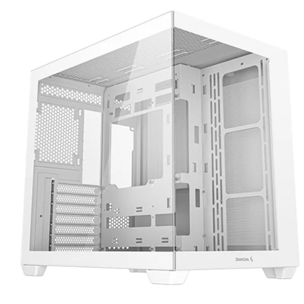 [6933412765141] 6933412765141 DeepCool CG530 WH Panoramic Tempered Glass Panels Dual Chamber ATX FISHTANK Case