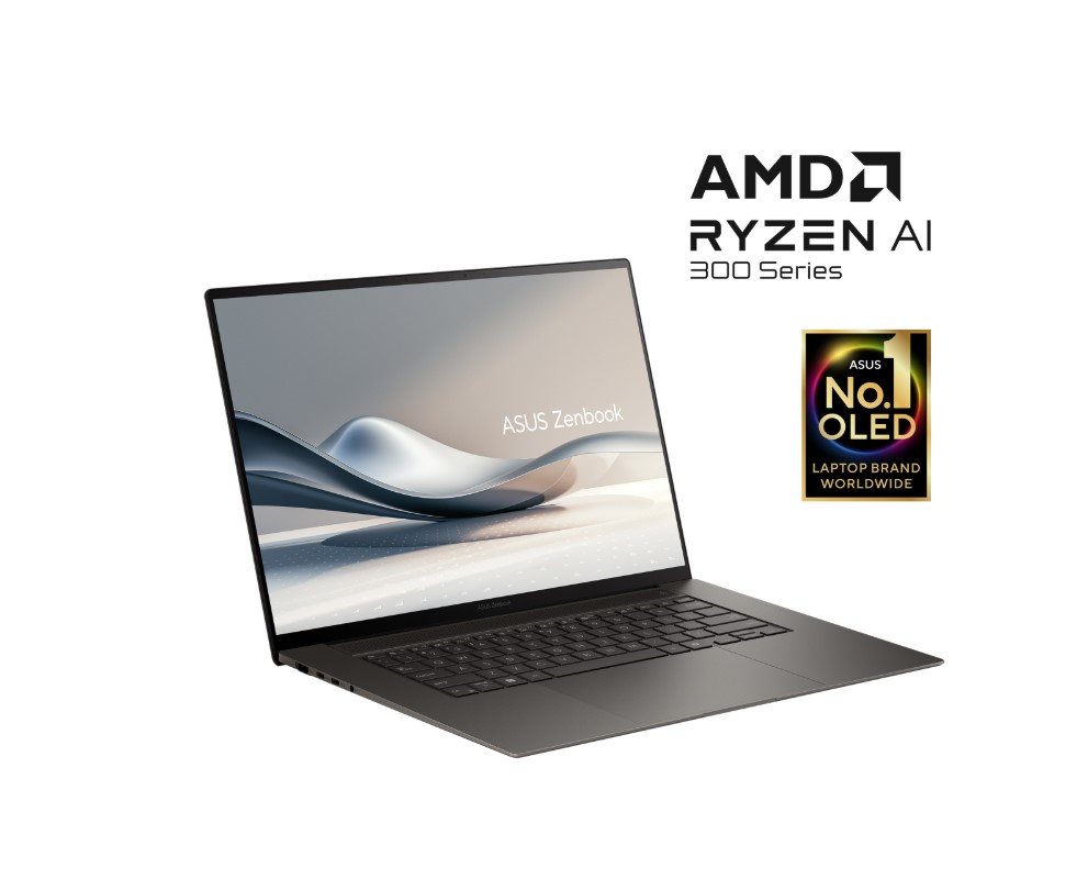 [UM5606WA-RJ055W] ASUS Zenbook S 16 3K *2880x1800 OLED Copilot+PC Laptop. AMD Ryaen AI 9 HX 370. 81 TOPs, 32GB DDR5X, 1TB SSD, AMD 890M Graphics, Win 11 Home