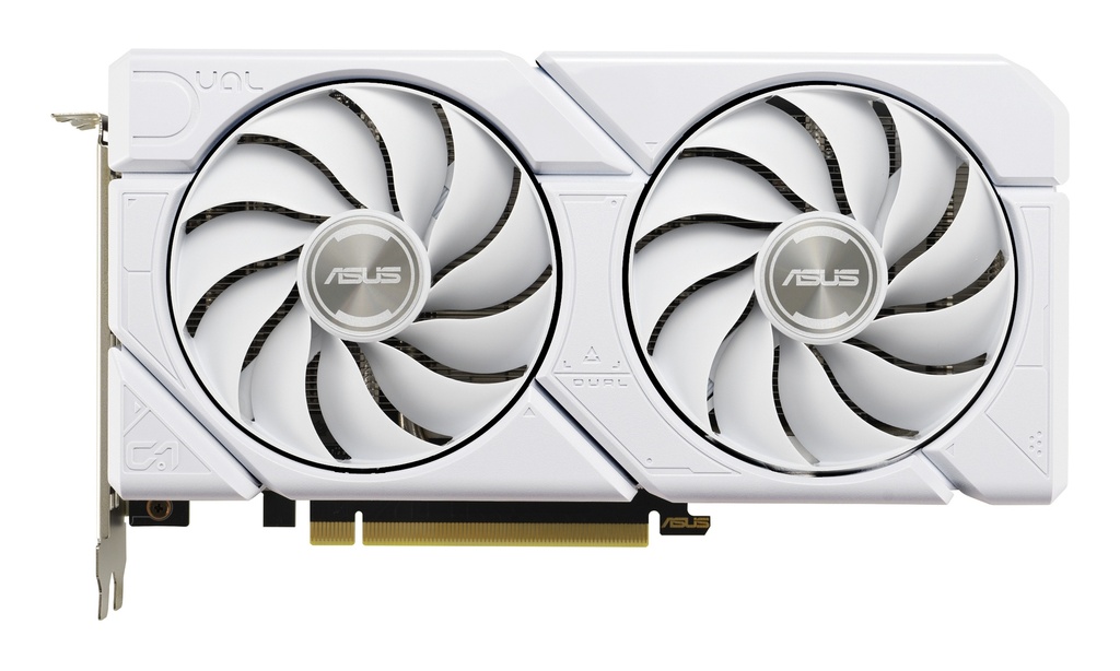 [4711387733844] 4711387733844 ASUS nVidia GeForce DUAL-RTX4060-O8G-EVO-WHITE RTX4060 EVO White OC Edition 8GB GDDR6 2505 MHz Boost Clock, RAM 17Gbps, 3xDP, 1xHDMI