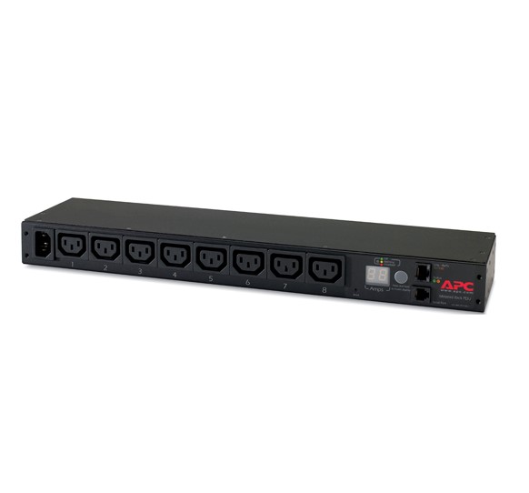 [UPA-AP7820B] UPA-AP7820B APC Rack PDU, Metered, 1U, 12A/208V, 10A/230V, (8) C13, Horizontal, Load capacity 2300 VA,