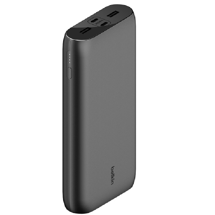 [745883862115] 745883862115 Belkin BoostCharge Power Bank 26K (4 Port ) - Black (BPB016BTBK), 45cm USB-C to USB-C Cable, 15W Total Power, 4-Port Power Bank,2YR