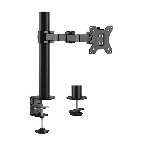 [6956745161756] 6956745161756 Brateck Single Monitor Affordable Steel Articulating Monitor Arm Fit Most 17"-32" Monitor Up to 9kg per screen VESA 75x75/100x100