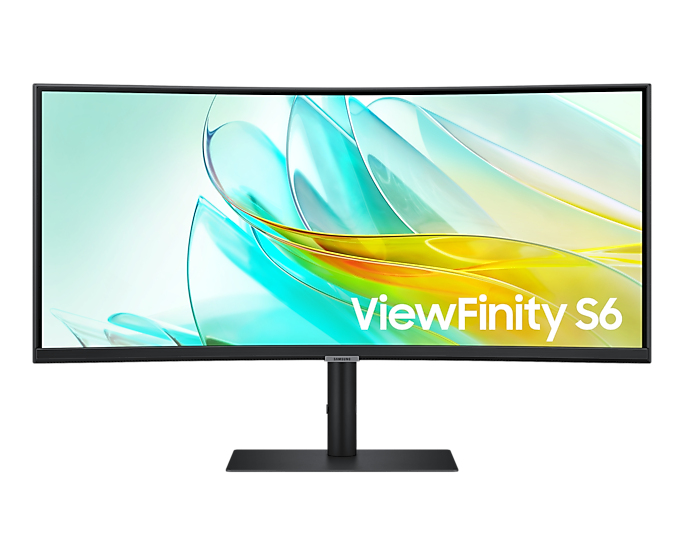 [8806094998986] 8806094998986 Samsung 34" ViewFinity S65UC WQHD Curved 3440x1440 1000R 5ms HDR 21:9 VA DP HDMI Headphone Speaker RJ45 USB-C LAN HAS Tilt Swivel Business Monitor 3YR