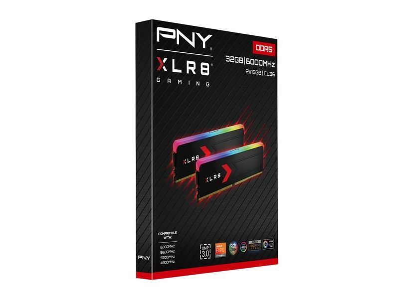 [4718006457143] 4718006457143 PNY MAKO RGB DDR5 6000 32GB(16Gx2) MD32GK2D5600030XRGB