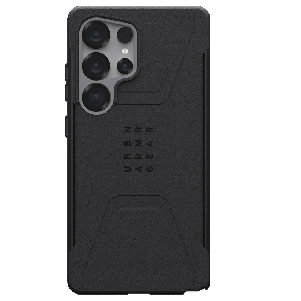 [840283918599] 840283918599 UAG Civilian Magnetic Samsung Galaxy S25 Ultra (6.8") 5G Rugged Case - Black (214473114040), 20ft. Drop Protection (6M), 10 Years Warranty