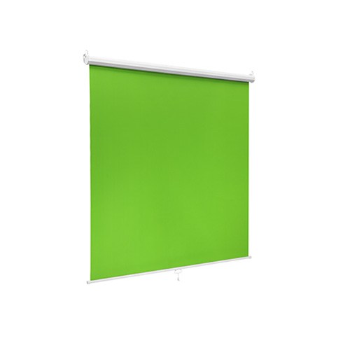 [6956745164672] 6956745164672 Brateck 92'' Wall-Mounted Green Screen Backdrop Viewing Size(WxH):150×180cm (LS)