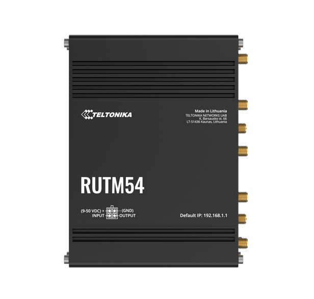 Teltonika RUTM54 Dual 5G Router, Dual SIM  eSIM™, Telit 5G Modem, Auto-Failover,