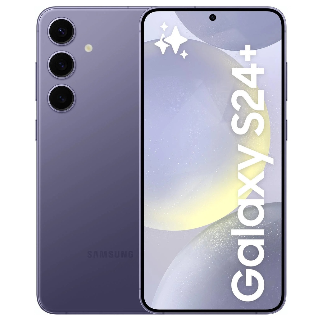 Samsung Galaxy S24+ 5G 256GB - Cobalt Violet*AU STOCK*, 6.7",Quad HD+, 120Hz, 12GB/256GB, 50MP/12MP, Single + eSIM, AI, 4900mAh,2 Years Warranty