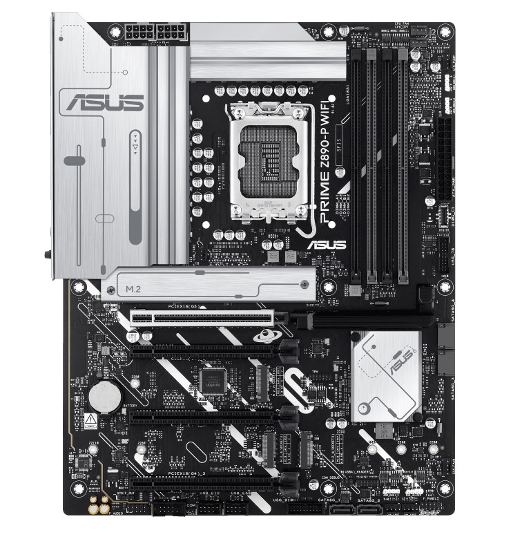 A1851 ASUS PRIME Z890-P WIFI-CSM LG ATX Motherboard 192GB, 4x DDR5, 1 x PCIe 5.0 x16 slots, 4 x M.2 slots, 4 x SATA 6Gb/s