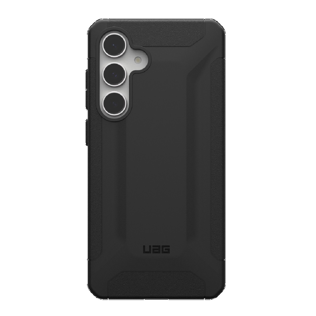 UAG Scout Samsung Galaxy S24 FE 5G (6.7") Rugged Case - Black (214459114040), DROP+ Military Standard, Raised Screen Surround, 10 Years Warranty