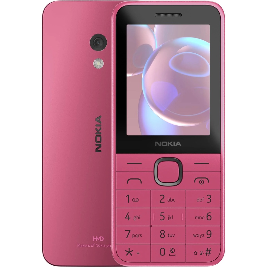 Nokia 225 4G Pink(1GF025FPC2L05)*AU STOCK*, 2.4" , 64MB/128MB, 0.3MP, Dual SIM, 1150mAh Removable, Bluetooth v5.0, 2 Years Warranty