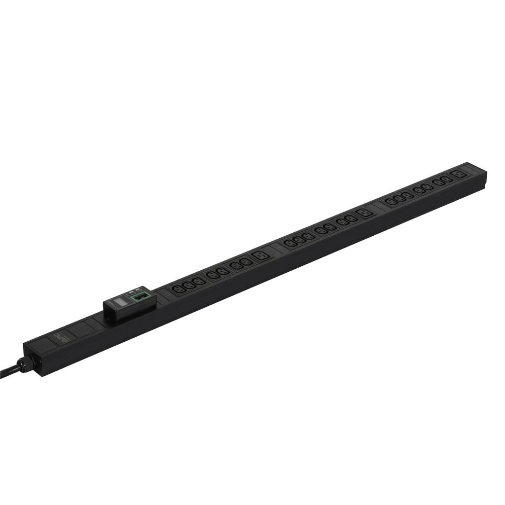 APC Easy Rack Metered PDU, 0U Vertical, 230V/16A 3P+N+PE Input, 3 Phase, 11kW,  3x IEC C19  21x IEC C13 Outlets
