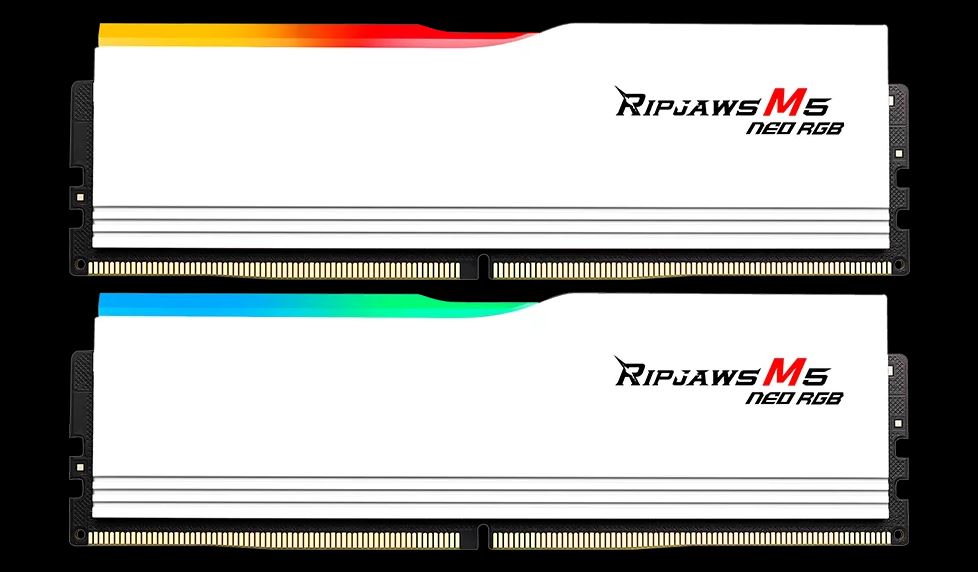 J2836G16GX2 G.SKILL F5-6000-RM5NRW 32GB (2 x 16GB)/ DDR5 6000 MT/s/ Timings 28-36-36-96/ Voltage 1.40 V/ EXPO/ Ripjaws M5 Neo