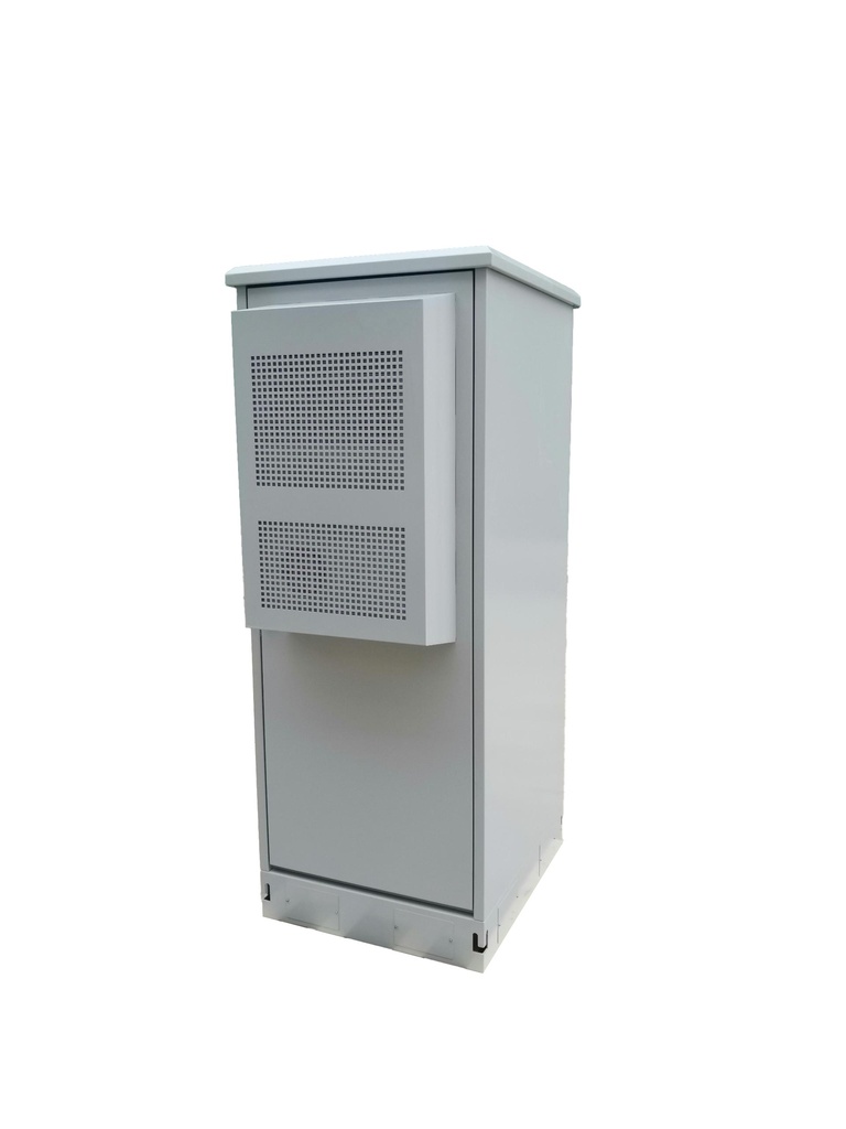 H1800 LDR Assembled 34U Outdoor Server Rack Cabinet (L615mm x W800mm x mm), Solid Metal Door, Air Conditioner Included, IP20, Capacity 800kg