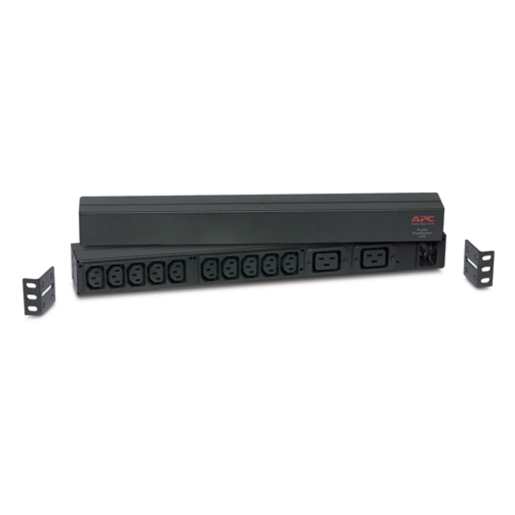 APC Basic Rack PDU, 1U, 230V/16A Input, 2x IEC C19  10x IEC C13 Outlets