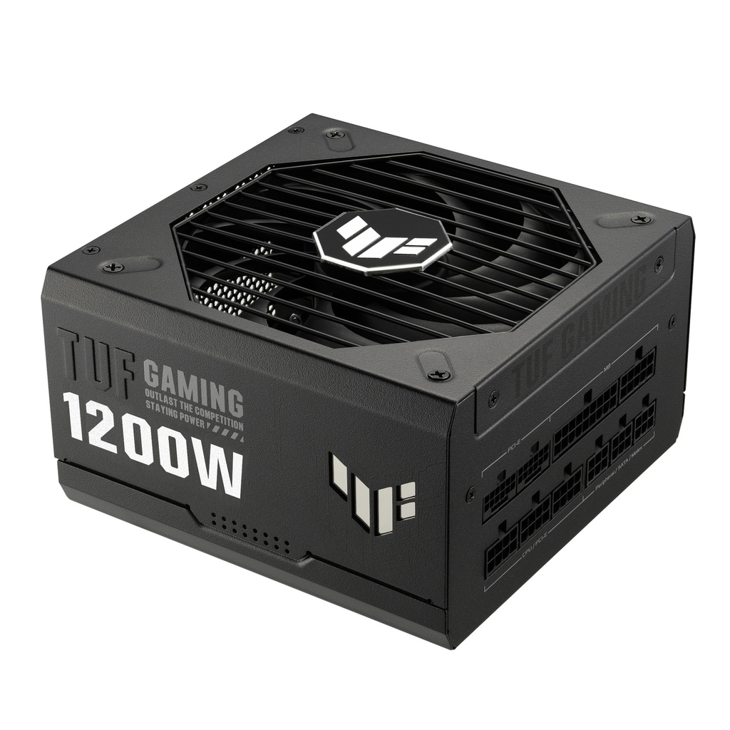 TUF-GAMING-1200G ASUS  1200W 80 Plus Gold Fully Modular PSU, Japanese Capacitors.135mm Fan, Dual Ball Fan Bearings, 10YW