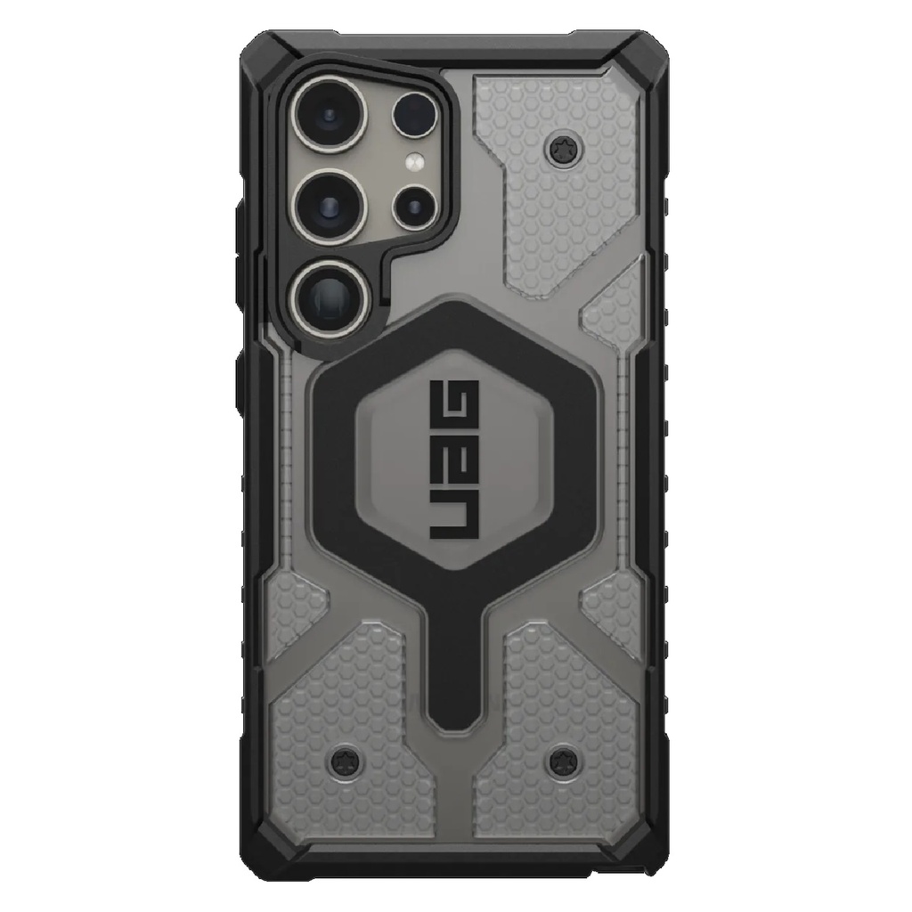 UAG Pathfinder Clear Pro Magnetic Samsung Galaxy S24 Ultra 5G (6.8") Rugged Case - Ice (214427114343), 18ft. Drop Protection (5.4M), 10 Years Warranty
