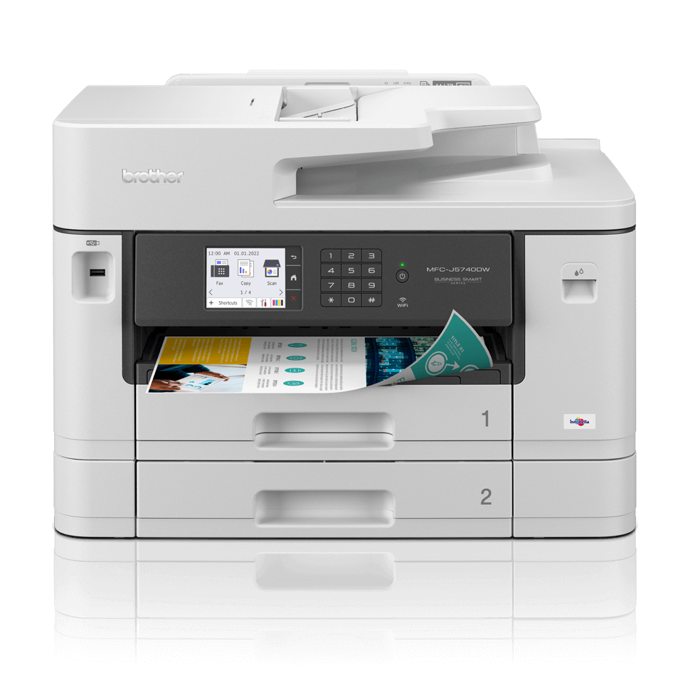 [MFC-J5740DW] MFC-J5740DW BROTHER  Professional A3 Inkjet Multi-Function Centre with 2-Sided Printing, Dual Paper Trays, and A3 2-Sided Scanner
