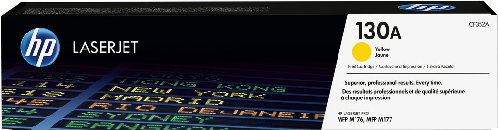 [CF352A] CF352A HP 130A Yellow LaserJet Toner Cartridge-M153/M176/M177