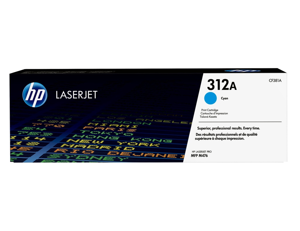 [CF381A] CF381A HP 312A Cyan LaserJet Toner Cartridge