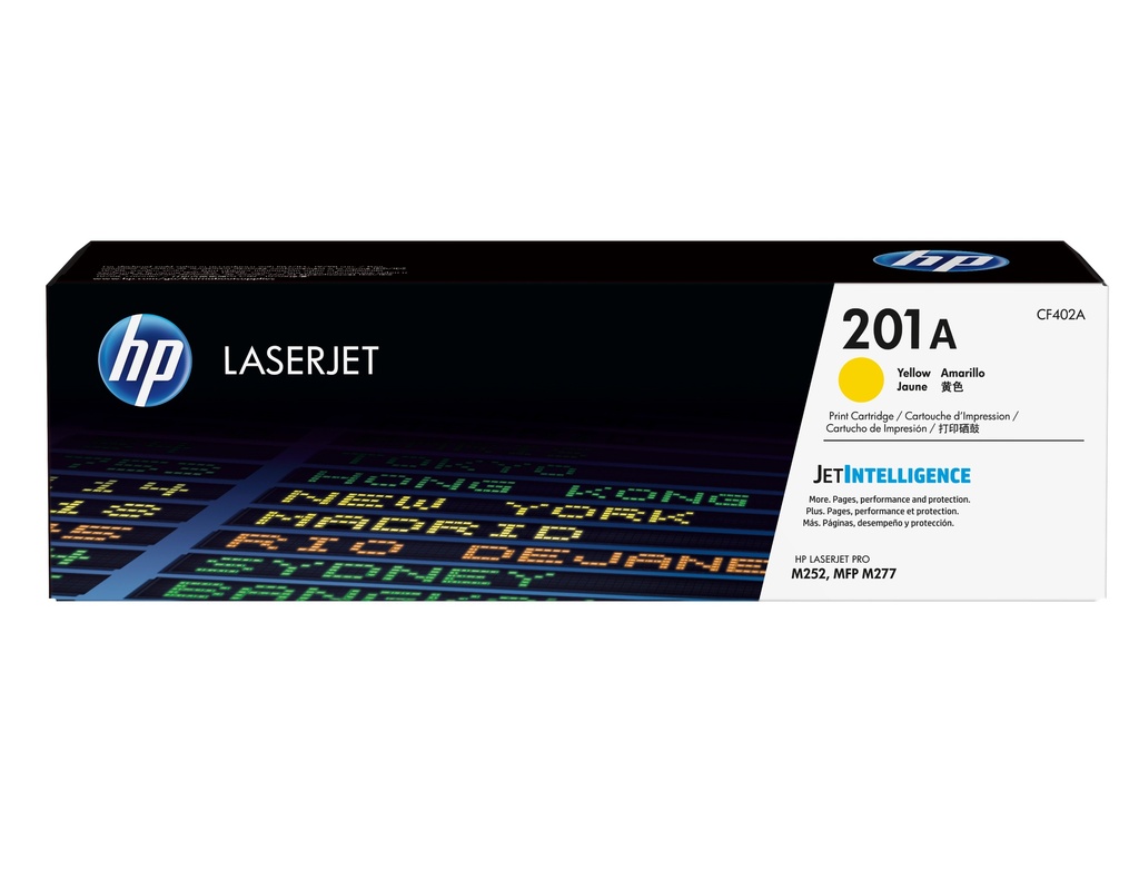 [CF402A] CF402A HP 201A Yellow Original LaserJet Cartridge(~1,400 pages)