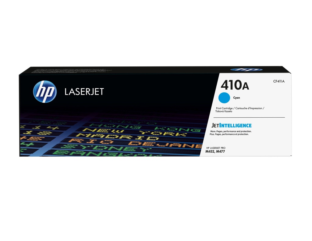 [CF411A] CF411A HP 410A Cyan LaserJet Toner Cartridge