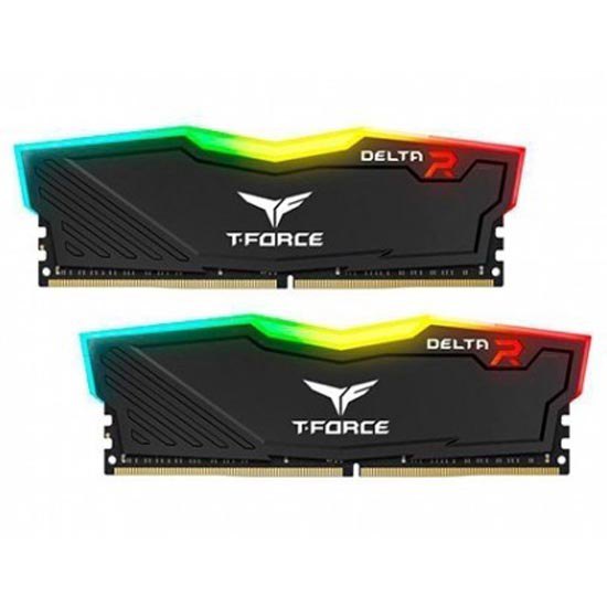 [TF3D416G3600HC18JDC01] TF3D416G3600HC18JDC01 T-FORCE Delta RGB Series DRAM 16GB (2x8GB) DDR4 3600MHz 1.35V Black Heatspreader
