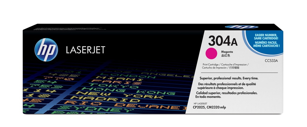 [CC533A] CC533A HP CLJ CP2025 MAGENTA PRINT CARTRIDGE WITH COLORSPHERE TONER