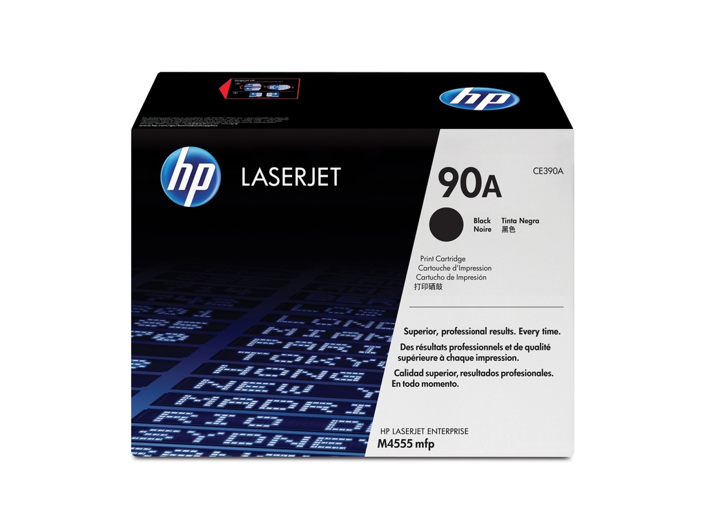 [CE390A] CE390A HP 90A Black LaserJet Toner Cartridge