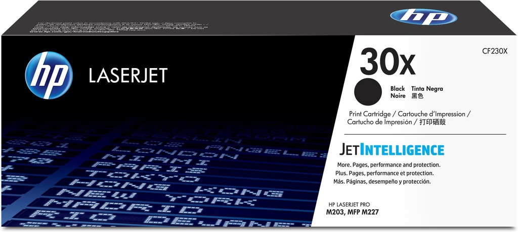 [CF230X] CF230X HP 30X Black LaserJet Toner Cartridge,3500 pg