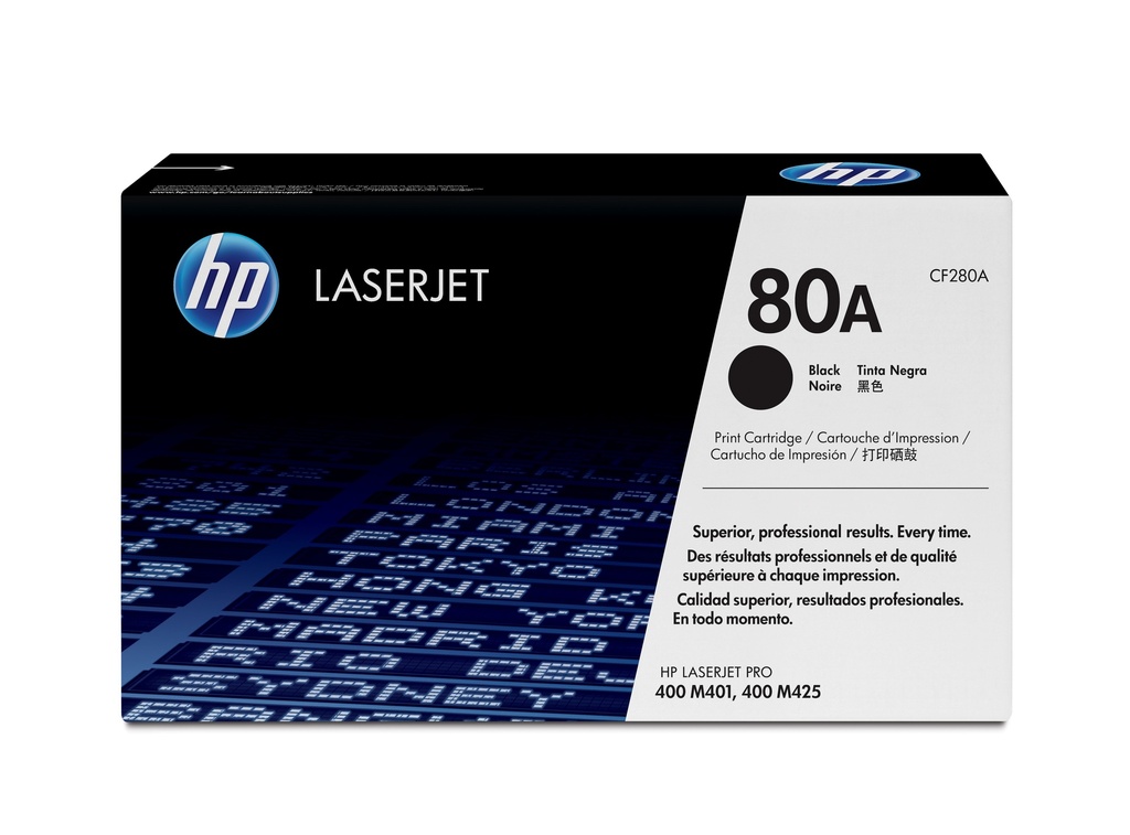 [CF280A] CF280A HP 80A Black Laserjet Toner Cartridge