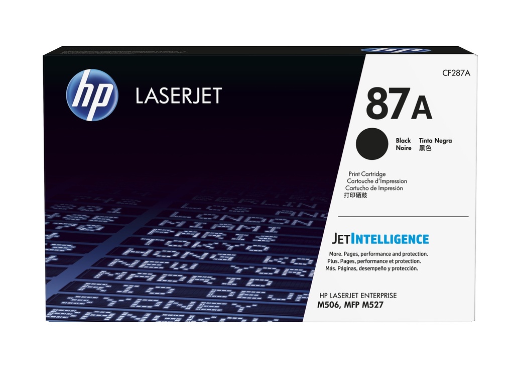 [CF287A] CF287A HP 87A Black LaserJet Toner Cartridge