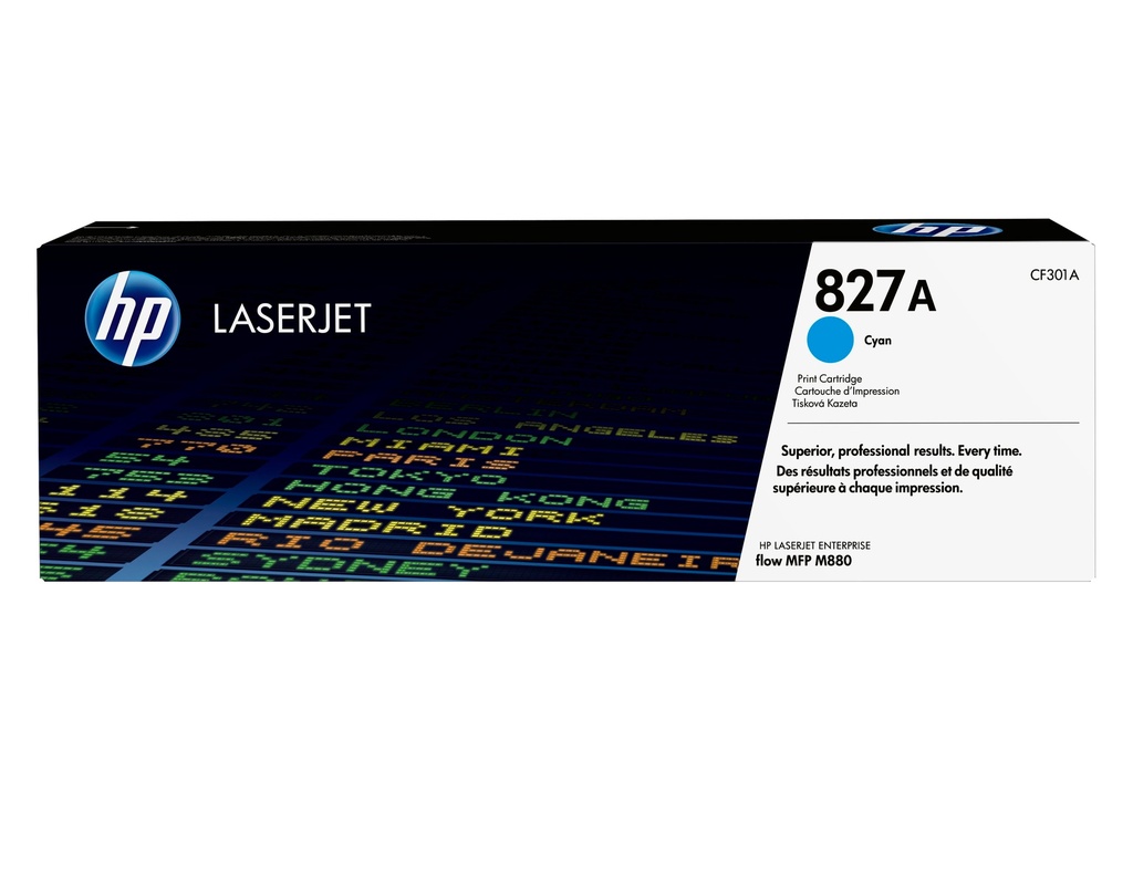[CF301A] CF301A HP 827A Cyan LaserJet Toner Cartridge