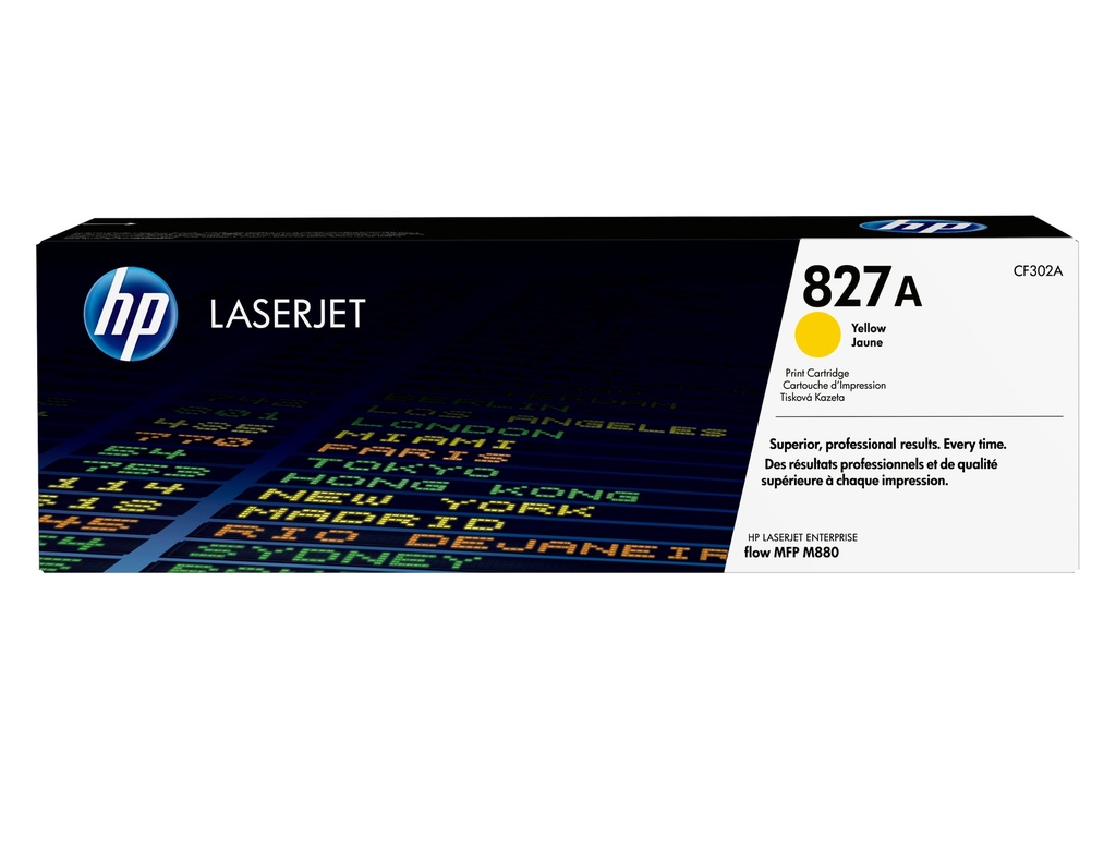 [CF302A] CF302A HP 827A Yellow LaserJet Toner Cartridge