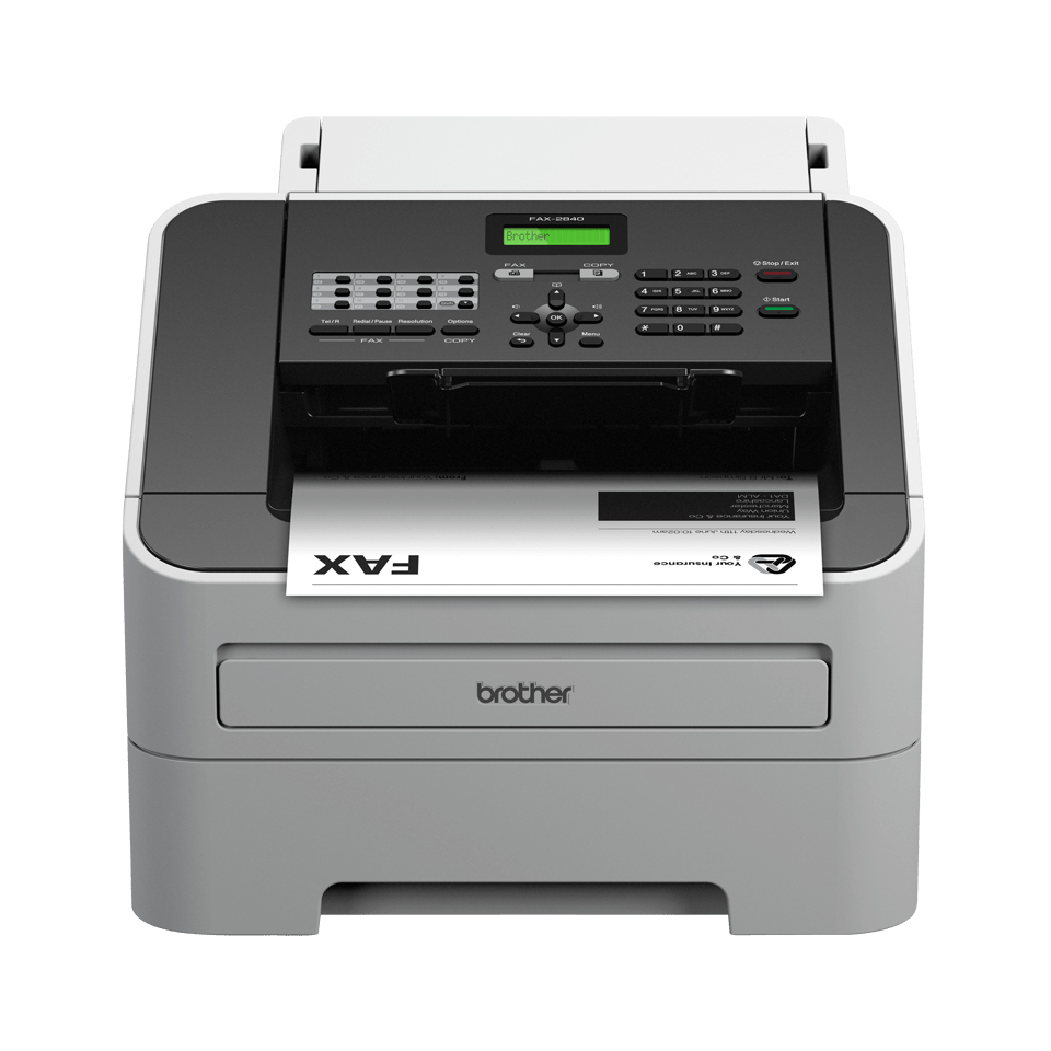 [FAX-2840] FAX-2840 BROTHER  20ppm LASER PLAIN PAPER Super G3 FAX WITH HANDSET