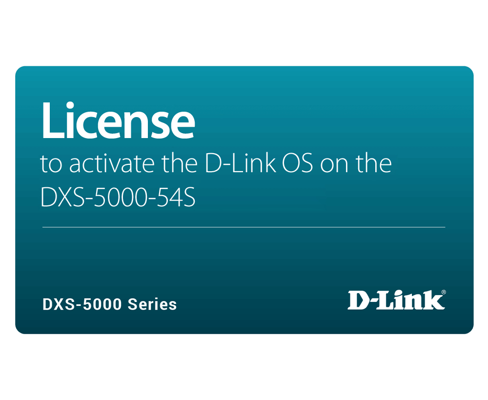 [DXS-5K-54S-DC-LIC] DXS-5K-54S-DC-LIC DXS-5000-54S Licence for D-Link OS
