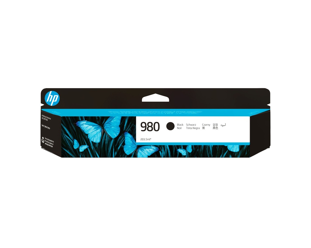 [D8J10A] D8J10A HP 980 Black Original Ink Cartridge