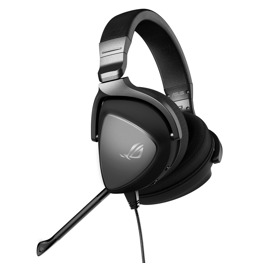 [4718017659680] 4718017659680 ASUS ROG DELTA S Lightweight USB-C Gaming Headset with AI noise-canceling mic, MQA rendering technology, RGB lighting, PC, Switch  PS5